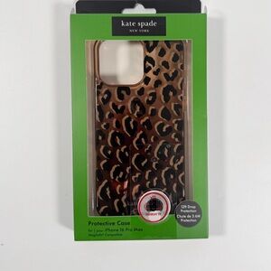 Kate Spade Leopard Pattern iPhone 16 Pro Max Cover new size large